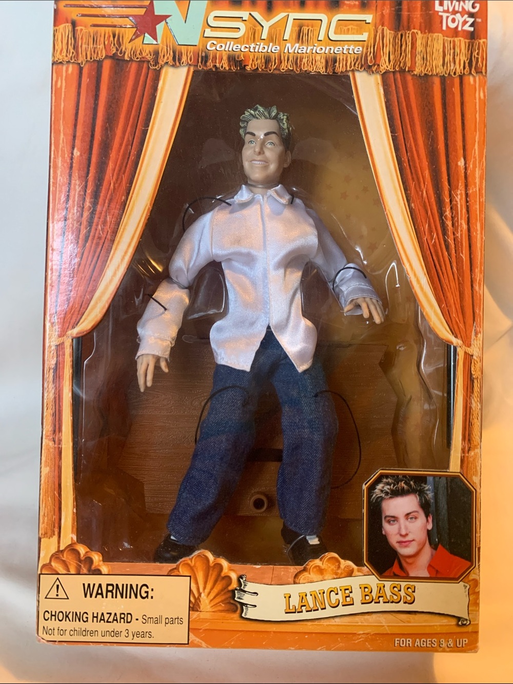 NSYNC Lance Bass Collectible Marionette Doll -